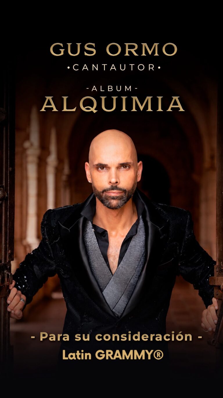 Gus Ormo: el viaje poético y su postulación a los Latin GRAMMY®