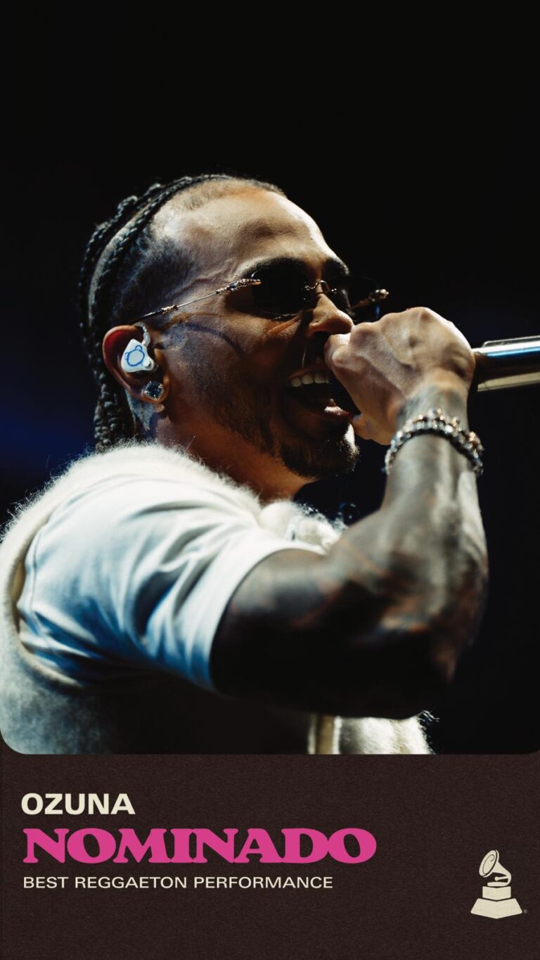 Ozuna recibe nominación al Latin Grammy® por “Una aventura”