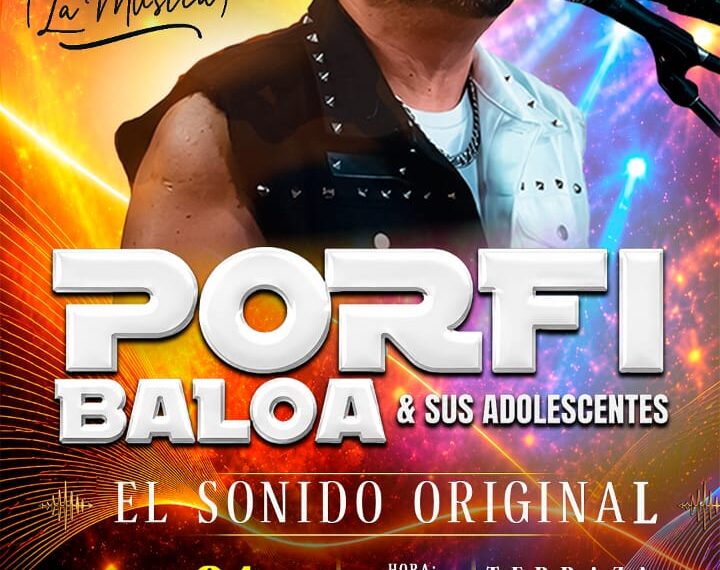 Porfi Baloa y sus Adolescentes ofrecerán dos inolvidables conciertos para cerrar con broche de oro el 2026